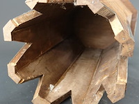 19e-eeuwse marokkaanse of syrische achthoekige bijzettafel geometrische marqueterie - afbeelding 5 van  5
