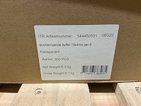 19mm stootbuffer vlak (1500x) - afbeelding 2 van  3