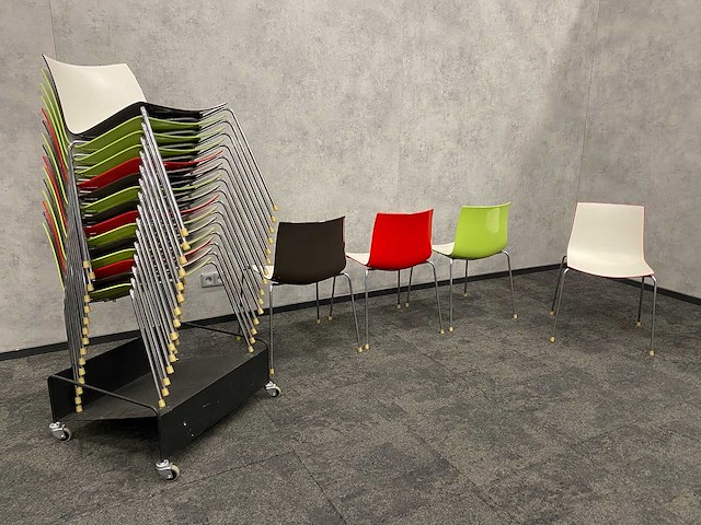 19x arper catifa - vergaderstoel met trolley - afbeelding 10 van  10