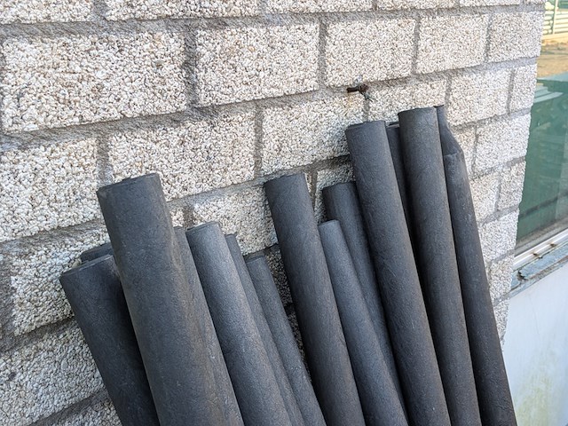 19x kunststof paal, rond - afbeelding 7 van  8