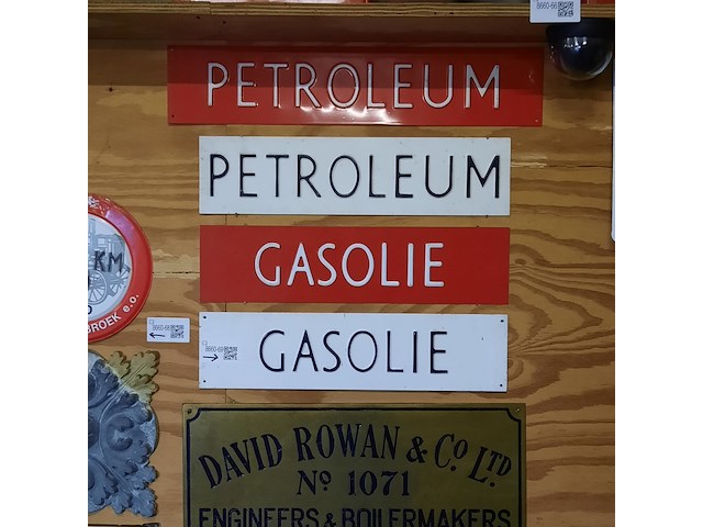 19x nostalgisch wandbord o.a. 1x emaille bord - afbeelding 2 van  10