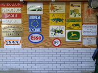 19x nostalgisch wandbord o.a. 1x emaille bord - afbeelding 1 van  10