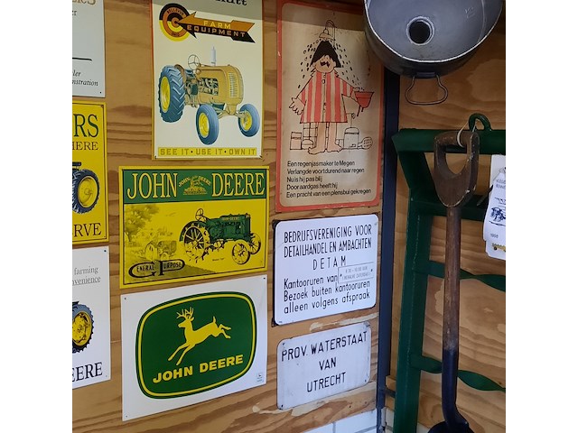 19x nostalgisch wandbord o.a. 1x emaille bord - afbeelding 5 van  10