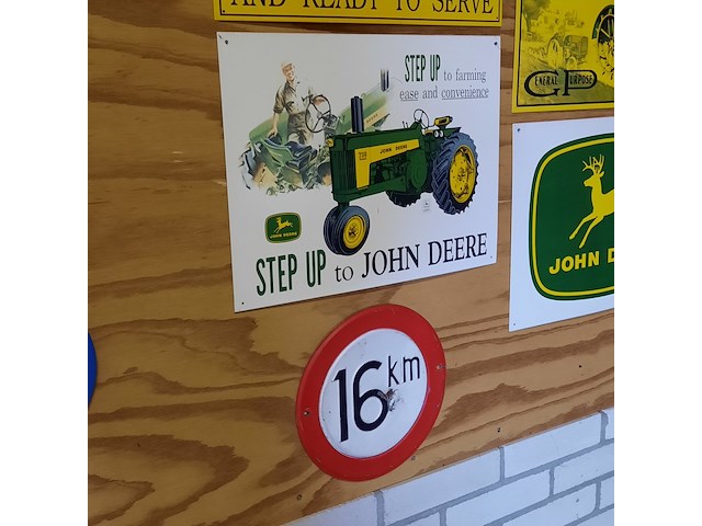 19x nostalgisch wandbord o.a. 1x emaille bord - afbeelding 7 van  10