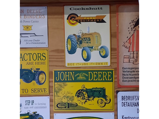 19x nostalgisch wandbord o.a. 1x emaille bord - afbeelding 9 van  10