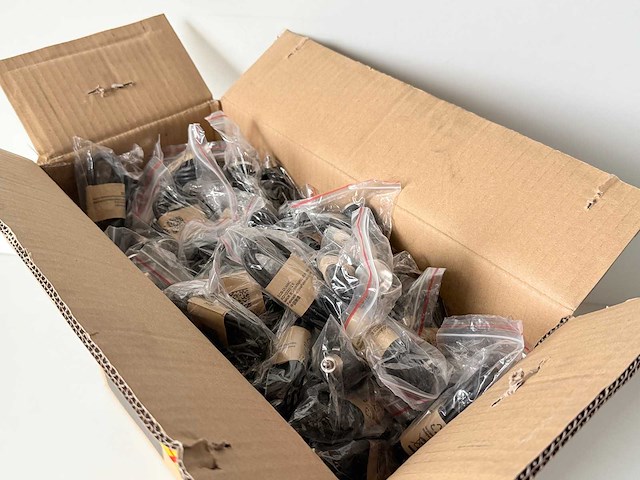 1m verleng kabel, micro usb - a naar b. met autoadapter. 150 stuks - afbeelding 4 van  4