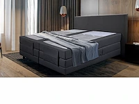 1x 160x200cm - antraciet - elektrisch - premium...