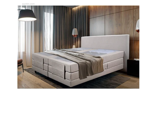 1x 160x200cm - beige - elektrisch - premium... - afbeelding 1 van  5