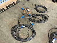 1x 230v + 2x cee > 230v verlengkabel - afbeelding 2 van  4