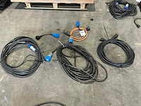 1x 230v + 2x cee > 230v verlengkabel