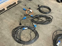 1x 230v + 2x cee > 230v verlengkabel - afbeelding 2 van  4