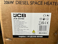 1x 37kw 1x20 jcb diesel space heater nieuw in doos heater - afbeelding 3 van  4