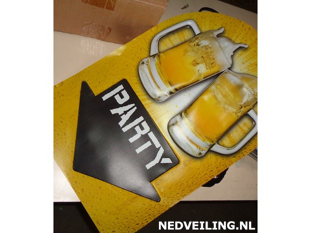 1x 3d party bord 58x38cm - afbeelding 3 van  3