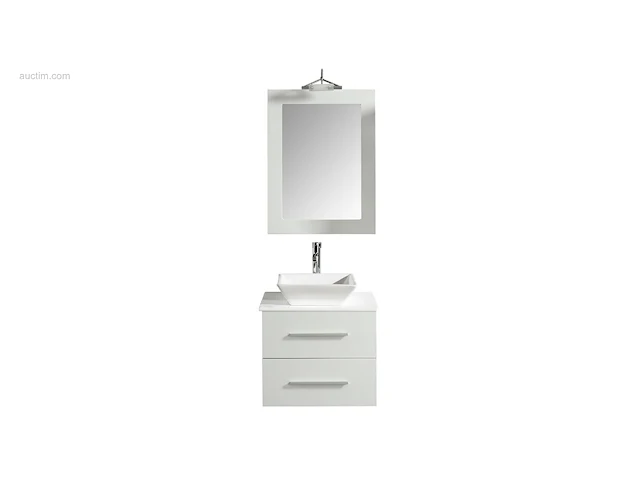 1x 60cm - led spiegel - waskom - afbeelding 1 van  4