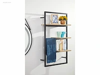 1x 80cm - led spiegel - plankenrek - mat zwart... - afbeelding 6 van  6