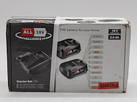 1x acculader en 2x accu, bosch, o.a alliance 18v - afbeelding 1 van  5