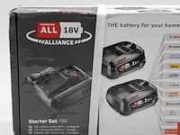 1x acculader en 2x accu, bosch, o.a alliance 18v - afbeelding 2 van  5