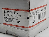 1x acculader en 2x accu, bosch, o.a alliance 18v - afbeelding 5 van  5