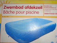 1x afdekzeil zwembad 260x173x52cm - afbeelding 2 van  3