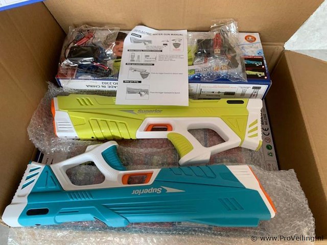 1x automatisch waterpistool - 250ml capaciteit - groen - afbeelding 4 van  4