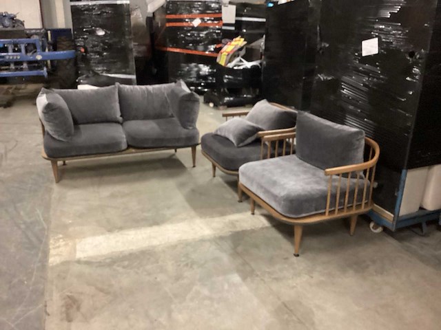 1x bankstel 2 zits en 2 fauteuils - afbeelding 3 van  8