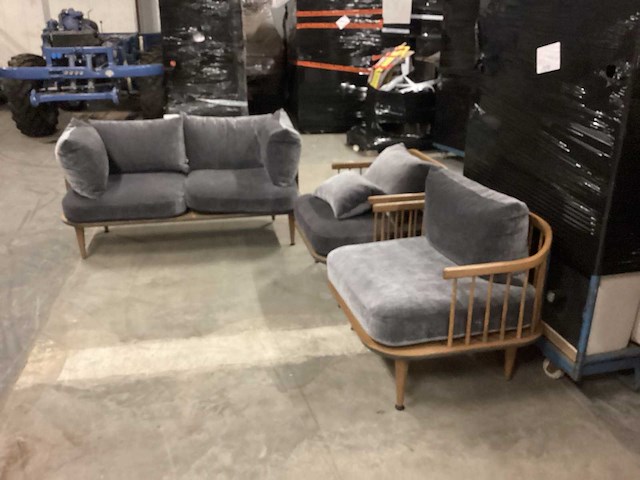 1x bankstel 2 zits en 2 fauteuils - afbeelding 4 van  8