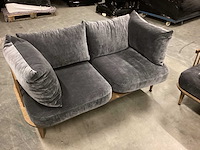 1x bankstel 2 zits en 2 fauteuils - afbeelding 7 van  8