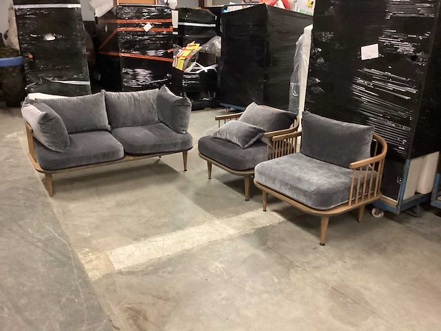 1x bankstel 2 zits en 2 fauteuils - afbeelding 2 van  8