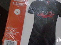 1x dames t-shirt zwart majesteit maat s - afbeelding 3 van  3