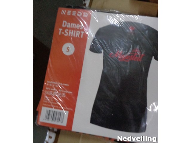 1x dames t-shirt zwart majesteit maat s - afbeelding 1 van  3