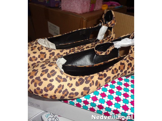 1x damesschoen even & odd panter print maat 39 - afbeelding 2 van  3