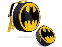 1x dc comics batman backpack - school bag and lunch bag - afbeelding 1 van  9