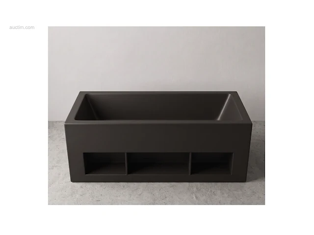 1x design bad - mat zwart - 170x80x63,5cm -... - afbeelding 1 van  4