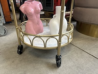 1x design stoel, 2x bijzettafel, diverse decoratie/accessoires - afbeelding 6 van  15