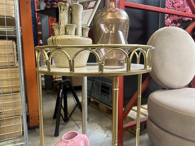 1x design stoel, 2x bijzettafel, diverse decoratie/accessoires - afbeelding 7 van  15