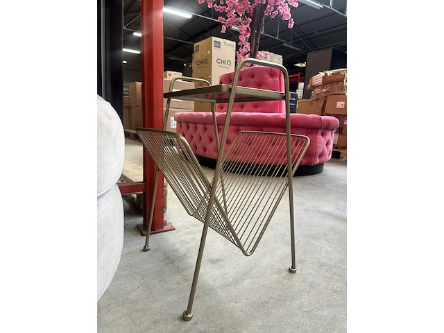 1x design stoel, 2x bijzettafel, diverse decoratie/accessoires - afbeelding 10 van  15