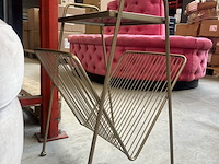 1x design stoel, 2x bijzettafel, diverse decoratie/accessoires - afbeelding 10 van  15