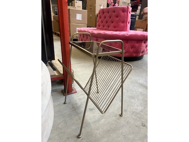 1x design stoel, 2x bijzettafel, diverse decoratie/accessoires - afbeelding 11 van  15