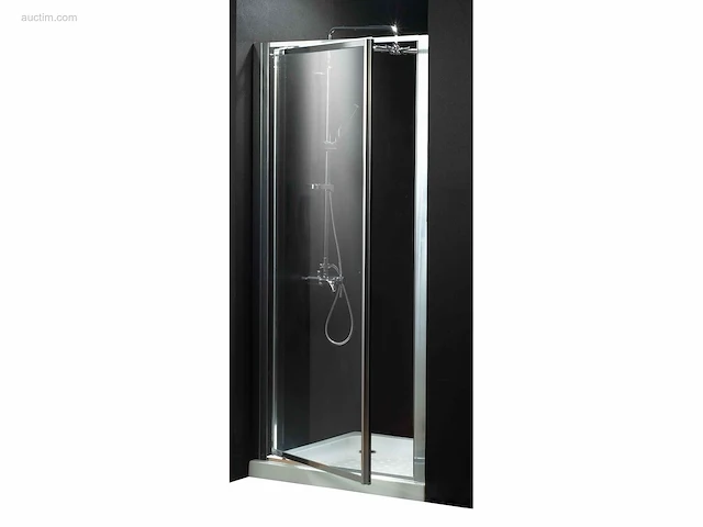 1x douchedeur - 74-80x190cm - ce - nano coating - afbeelding 2 van  3