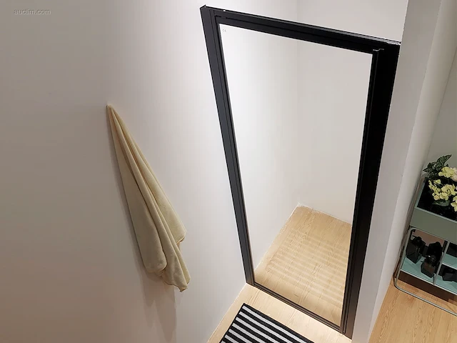 1x douchedeur - 94-100x190cm - mat zwart - ce -... - afbeelding 2 van  5
