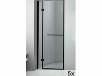 1x douchedeuren - 90x190cm - getint glas - ce -...