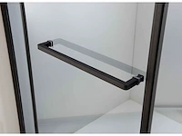 1x douchedeuren - 90x190cm - getint glas - ce -... - afbeelding 2 van  4