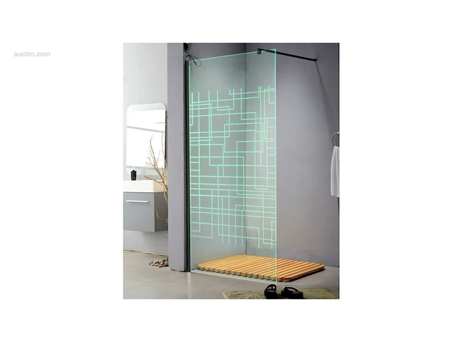 1x douchewand - 120x200cm - led verlichting -... - afbeelding 1 van  12