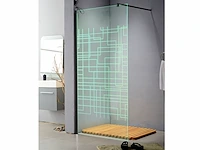 1x douchewand - 120x200cm - led verlichting -...