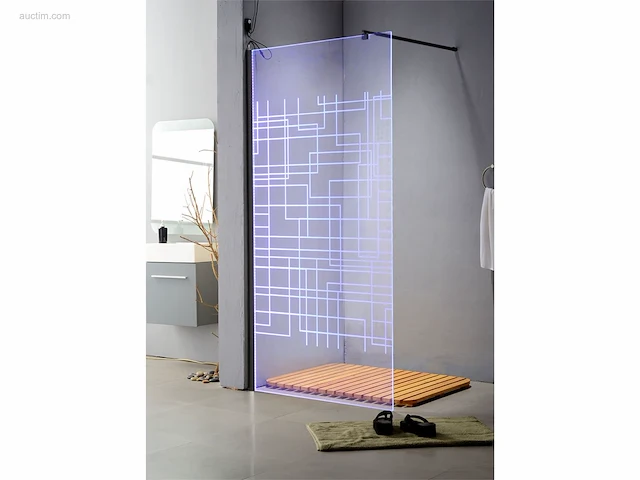 1x douchewand - 120x200cm - led verlichting -... - afbeelding 5 van  12
