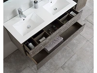 1x eikenhouten meubel - 120cm - grey smoked -... - afbeelding 2 van  3