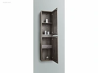 1x eikenhouten meubel - 120cm - grey smoked -... - afbeelding 3 van  3