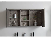1x eikenhouten meubel - 120cm - grey smoked -... - afbeelding 4 van  6