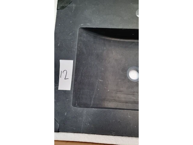 1x eikenhouten meubel - 120cm - grey smoked -... - afbeelding 6 van  6