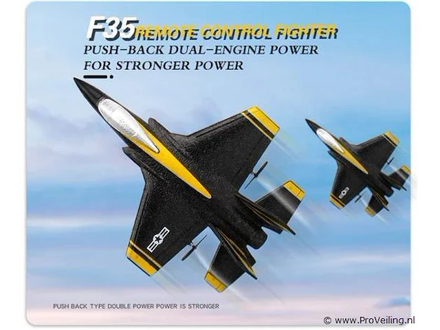 1x f-35 rc gevechtsvliegtuig – realistisch, krachtig - afbeelding 3 van  3
